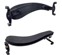 Hidersine Shoulder Rest for Violin 1/4, 1/8 and 1/16 size. Black. Shawbury Model. Adjustable height and width. Ergonomic and comfortable. For small size instruments.