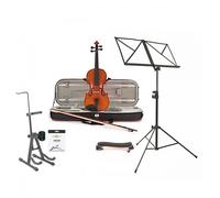 Hidersine Vivente Violin Outfit 3/4 and Accessories Bundle