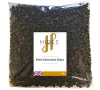 Hides Fine Foods - Dark Plain Chocolate Chips -1kg - GMO - Free - Suitable for Vegetarians - Baking - Desserts - Cookies - Muffins - Cakesicles - Cakes - Cupcakes -Tempering - Chocolate Mocha