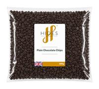 Hides Fine Foods - Dark Plain Chocolate Chips -500g - GMO - Free - Suitable for Vegetarians - Baking - Desserts - Cookies - Muffins - Cakesicles - Cakes - Cupcakes -Tempering - Chocolate Mocha