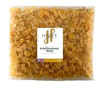 Hides Fine Foods - Dried Sweetened Diced Mango 500g - Suitable for Vegetarians - Baking - Granola - Breakfast - Snacking - Desserts - Trail Mix - Granola