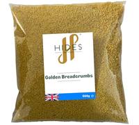 Hides Fine Foods - Golden Breadcrumbs 500g - GMO Free - Suitable for Vegetarians - Coating - Breading - Frying - Casserole Topping - Stuffing Meat