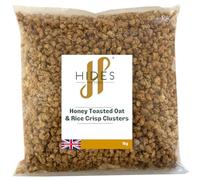 Hides Fine Foods - Honey Toasted Oat & Rice Crisp Clusters 1kg - Suitable for Vegetarians - GMO Free - Perfect for Breakfasts - Full of Flavour - Family Favourite