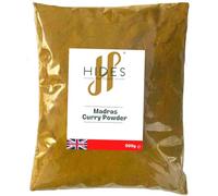Hides Fine Foods - Madras Curry Powder 500g - GMO Free - Suitable for Vegetarians - South Indian Cooking - Originally from Chennai - Curry - Takeaway - Fakeaway