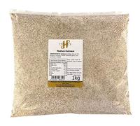 Hides Fine Foods - Oatmeal Medium 1kg - GMO Free - Suitable for Vegetarians - Baking - Muffins - Cakes - Breakfast - Porridge - Overnight Oats - Flapjacks