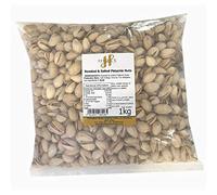 Hides Fine Foods - Roasted & Salted Pistachio Nuts 1kg - Suitable for Vegetarians - GMO Free - Snacking - Protein Snack - Bar Snack - Perfect for Parties