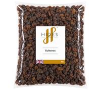 Hides Fine Foods - Sultanas 1kg - GMO Free - Suitable for Vegetarians - Baking - Desserts - Cakes - Cookies - Tart - Mince Pies - Breakfast - Granola (Pack of 2)