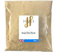 Hides Fine Foods - Superfine Rusk 500g - GMO Free - Suitable for Vegetarians - Sausage Production - Burger Production - Stuffing Mixes - BBQ - Bread Making