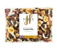Hides Fine Foods - Tropical Mix: A Blend of Dried Fruit & Nuts 500g - GMO Free - Suitable for Vegetarians - Great for Baking, Flapjacks, Granola, Perfect for Snacking