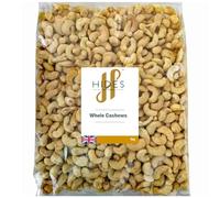 Hides Fine Foods - Whole Cashews 1kg - GMO - Free - Suitable for Vegetarians - Cooking - Salads - Snacking - Desserts - Cakes - Cookies - Breakfast - Granola