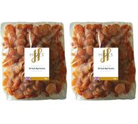 Hides Fine Foods - Whole Dried Apricots 1kg - Suitable for Vegetarians - Baking - Conserves - Granola - Breakfast - Snacking - Desserts - A Good Source of Iron and High in Fibre. (Pack of 2)