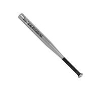HIDETOSHI WAKASHIMA® Tokyo Rustproof Alloy Steel Baseball Bat Suitable for Beginners, Hobbyers and Professionals, Length: 28 Inches, Weight: 980 g, Many Colours (Silver)