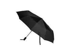 HideWise LONDON Compact Folding Umbrella Ultra Strong 10 Panel Anti-UV Windproof Automatic Large Sun Rain Brolly (Black)