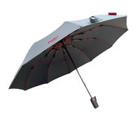 HideWise LONDON Strong Quality Umbrella │ Travel Essential For Daily Commuters │ Windproof Gustproof Automatic Open Close │ Anti-UV (Grey)