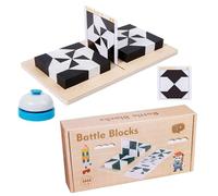 Hiding Blocks Toy, 32 Puzzle Blocks,Wooden Brain Teaser Puzzle, Sensory Toys For Creative Play Wooden Puzzles, 3D Space And Logic Thinking Board Toy