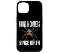 Hiding In Corners Since Birth Introvert Brown Recluse Spider Case for iPhone 13
