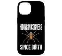 Hiding In Corners Since Birth Introvert Brown Recluse Spider Case for iPhone 14