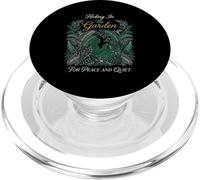 Hiding In The Garden For Peace And Quiet Introvert Gardener PopSockets PopGrip for MagSafe