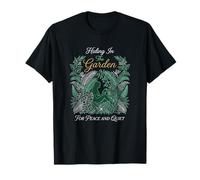 Hiding in The Garden for Peace and Quiet Introvert Gardener T-Shirt