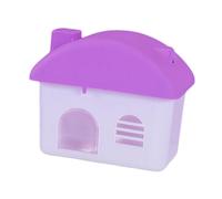 ＡＷＨＡＯ Hiding Places for Hamsters, Castle-shaped Hut, Habitat for Small Animals Such As Rats, Gerbils And Chinchillas, Violet