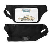 Hiding Under Blanket Avoiding Responsibilities Unisex Waist Bag Black