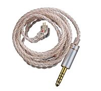 HIDIZS BL4.4A Replacement Audio Upgrade Cable, Detachable Earphone Cable 4.4mm Plug Headphone Balanced Cord- 2 Pin 0.78mm IEM Cable for Headphones, MP3 Players,Phones,Speakers,Tablets,PCs ...(Silver)