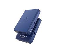 HIDIZS DH80S Portable Balanced DAC & AMP, Supports MQA Audio Technology, DSD64/128 Portable Audio Decoding Amplifier, 4.4mm/3.5mm Port Output for Windows 10/Mac OS/iPad OS/Android/iOS System (Blue)