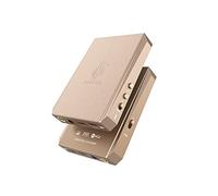 HIDIZS DH80S Portable Balanced DAC & AMP, Supports MQA Audio Technology, DSD64/128 Portable Audio Decoding Amplifier, 4.4mm/3.5mm Port Output for Windows 10/Mac OS/iPad OS/Android/iOS System (Gold)