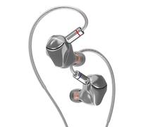 Hidizs MK10 ArcSonics In-Ear Monitors, 10mm SiC Diaphragm Dual-Magnetic Circuit Dual-Cavity Dynamique Driver, Zinc Alloy Armor Shell, 6 Sound Styles, Low Latency Gaming IEMs, 4.4 mm OFC Cable