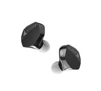 Hidizs MP143 Salt In Ear Monitor, HiFi Wired Earphone, 14.3 mm Planar Magnetic Driver, CNC One-piece Aluminum Alloy Cavity, for Musician, Black, 3.5 mm
