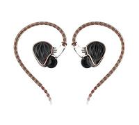 Hidizs MS3 In-Ear Monitors, 1DD+2BA 3 Units HiFi In-Ear Headphones, 10.2 mm Dynamic Unit, Tri-Colour Spatial Audio, Hybrid Balanced Armature Headphones, 4.4 mm