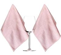 HIDMD Extra Large Microfiber Glass Polishing Cloths Microfiber Glass Cleaning Cloth Streak Free Lint Free Bar Towel 40 X 60cm 2 Pack Pink