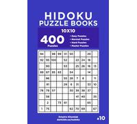 Hidoku Puzzle Books - 400 Easy to Master Puzzles 10x10 (Volume 10)