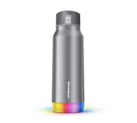 Hidrate Spark PRO STEEL 32 oz 946ml Smart Water Bottle + Bonus Straw Lid Silver