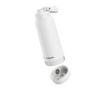 HidrateSpark PRO 2 32 oz Smart Ready Water Bottle with Silicone Boot - Chug White