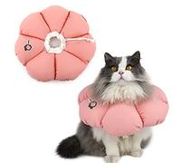 HiDREAM Cat Cone Collar,Cute Waterproof Elizabethan e Collar for Cats,Anti-Bite Lick Wound Healing Safety Cat Recovery Collar,All-Season Style