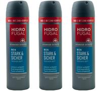 Hidrofugal Strong & Secure Antibacterial Anti Perspirant Spray 3 X 150ml