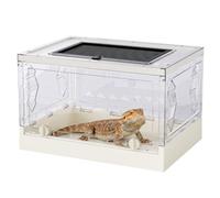 Hidroven 9 Gallon Portable Foldable Reptile Travel Enclosure,17"x12"x10"