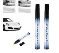 HIDRUO All Cars the Magic Pen, Magic Car Scratch Removal Pen, Auto Paint Scratch Remover, Weatherproof Touch up Paint Pen, Quick Fix for Scratches and Damage, Easy to Use, Fits All Car Colors (2 PCS)