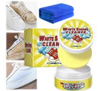 HIDRUO Olite White Shoes Cleaner, Multifunctional Rinse-Free Olite White Shoes Cleaner Cream with Sponge (1Pcs)