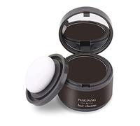 HIDRUO Youthcolor Hair Shading Powder, Hairline Powder Hair Root Dye, Waterproof Hair Shading Sponge Pen Hair Filler Powder for Cover Gray Hair Root (6#Dark Maroon)