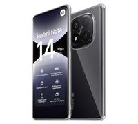 HidWee Case Compatible with Xiaomi Redmi Note 14 Pro Plus 5G, Shockproof, Scratch-Resistant, Ultra Thin Protective Case, Non-Yellowing Clear Soft Silicone TPU Mobile Phone Case