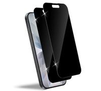 HidWee Privacy Screen Protector Compatible with IP, 2 Pieces 9H Hardness Privacy Tempered Glass, HD Bubble Free Anti Scratch Anti Spy Screen Glass Screen Protector Film