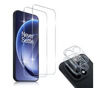 HidWee Screen Protector Compatible with OnePlus 15 5G Screen Protector, 2 Pieces Each Tempered Glass Screen Protectors and Camera Lens Protectors, 9H Hardness HD Clear Anti-Scratch Protective Glass