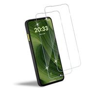 HidWee Tempered Glass Compatible with Fairphone 6 5G, 2 Pieces 9H Hardness, Anti Scratch, Ultra HD Bubble Free Screen Glass Screen Protector - Transparent