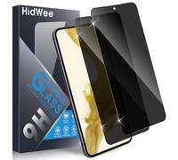 HidWee Tempered Glass Privacy Screen for Samsung Galaxy S22 5G, Pack of 2, 9H Anti-Spy Screen Protector, Privacy Film, Scratch-Resistant Screen Protector with Fingerprint Unlock, Privacy Screen