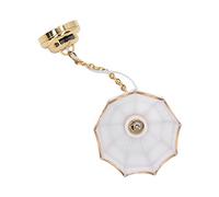 Hidyliu 1:12 Dollhouse Ceiling Lamp Metal White Miniature LED Light for DIY Home Decoration