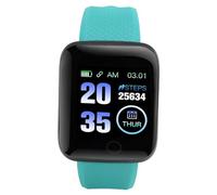 Hidyliu 116 Plus Smart Inch TFT Color Screen IP67 Activity Tracker with Bluetooth Message Reminder for iOS 9.0 5.0 (Light Blue)