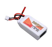 Hidyliu 25C Lipo Rechargeable Battery 7.4V 1000mAh Durable for RC Racing Drones Boats Small Size JST Plug