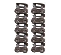 Hidyliu 25H Chain Master Link High Strength Connectors Easy Installation for Various Chains, 10pcs Cast Iron Replacement Links